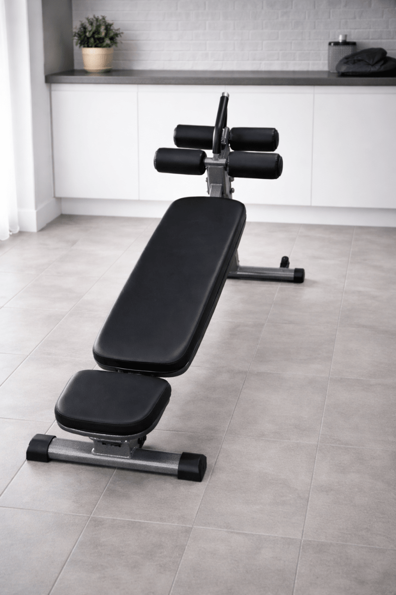 Adjustable Decline Ab Bench | Steel Frame | Multi - Angle Core & Upper Body Trainer - althahanifurniture