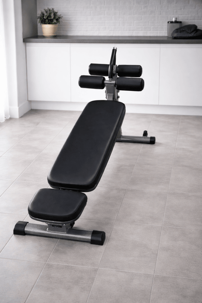 Adjustable Decline Ab Bench | Steel Frame | Multi - Angle Core & Upper Body Trainer - althahanifurniture