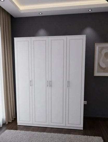 AFT Pentair Series King Bedroom Set | Premium White & Brand New - althahanifurniture