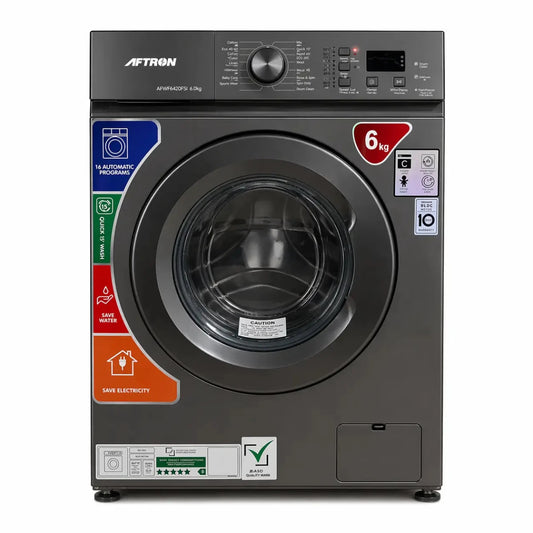 Aftron 6kg Front Load Washing Machine – used 4 months - Al Thahani Furniture
