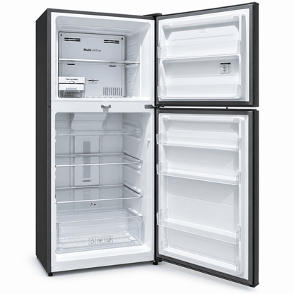 Aftron AFR510SSF 410L Top Mount No Frost Refrigerator – Stainless Steel - Al Thahani Furniture