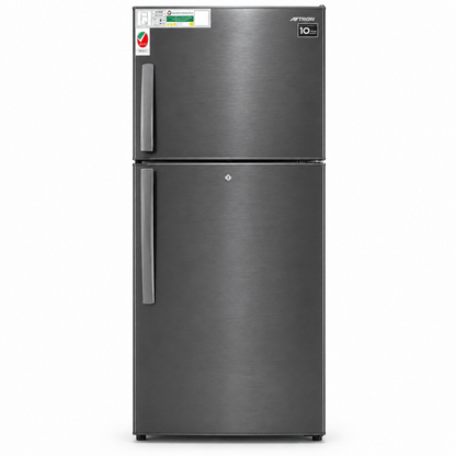 Aftron AFR510SSF 410L Top Mount No Frost Refrigerator – Stainless Steel - Al Thahani Furniture