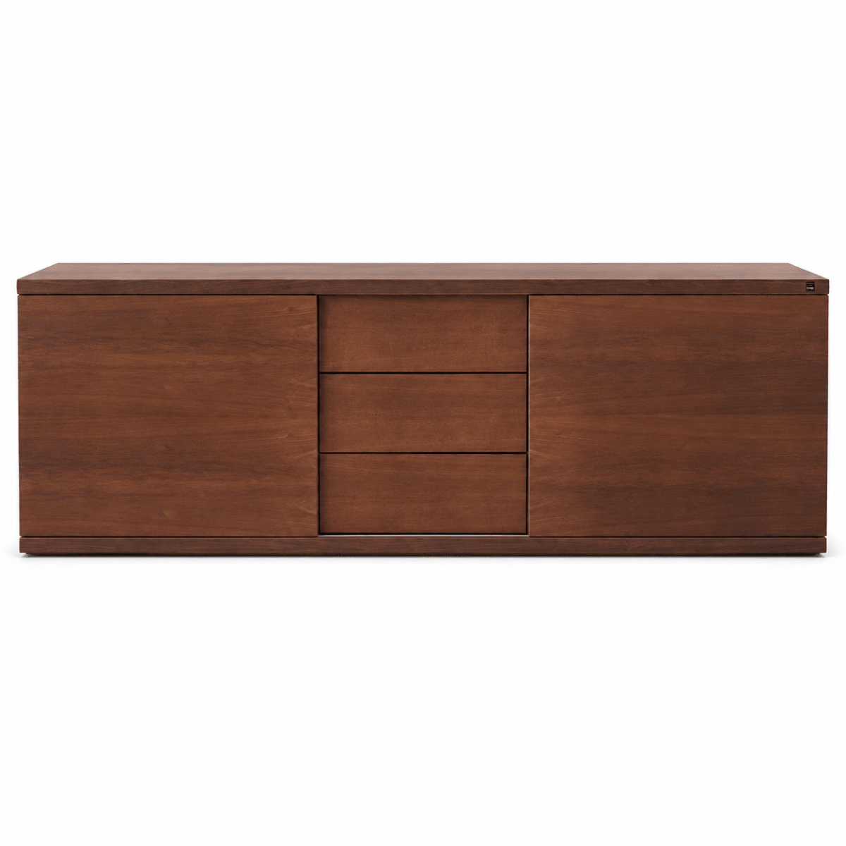 ALF Italia Walnut Sideboard with Two Cabinets and Three Drawers - Al Thahani Furniture