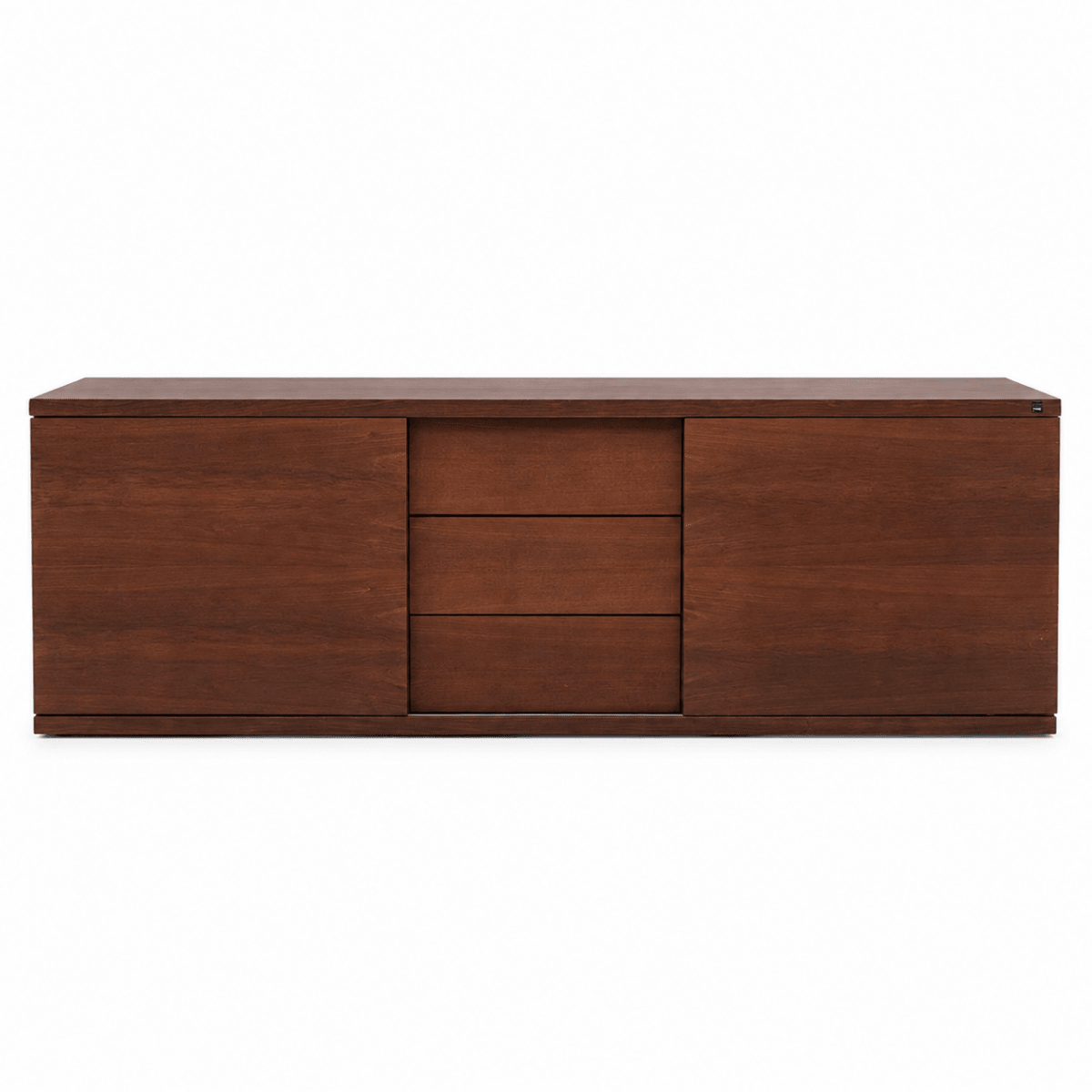ALF Italia Walnut Sideboard with Two Cabinets and Three Drawers - Al Thahani Furniture