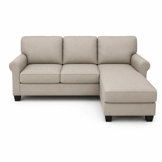 Angelton 3-Seater Reversible Corner Fabric Sofa - used 7 months - Al Thahani Furniture
