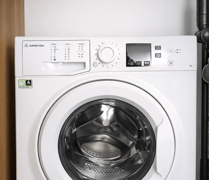 Ariston 7 kg Front Load Washing Machine – Steam Hygiene, 1200 RPM, Rapid 30, Digital Display - althahanifurniture