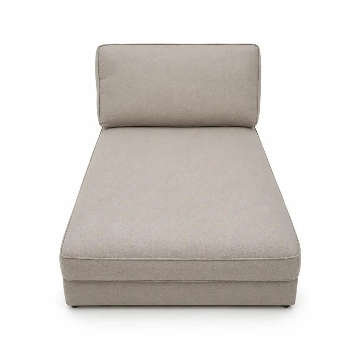 Armless Chaise Lounge Module | Modular Sofa Component, Low-Profile Daybed - used 7 months - Al Thahani Furniture