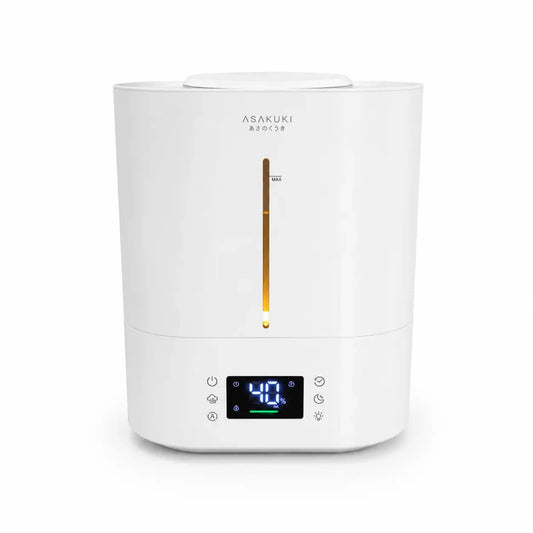 ASAKUKI 4L Cool Mist Humidifier & Essential Oil Diffuser | Top-Fill, LED Display, 40H Runtime - used 3 months - Al Thahani Furniture