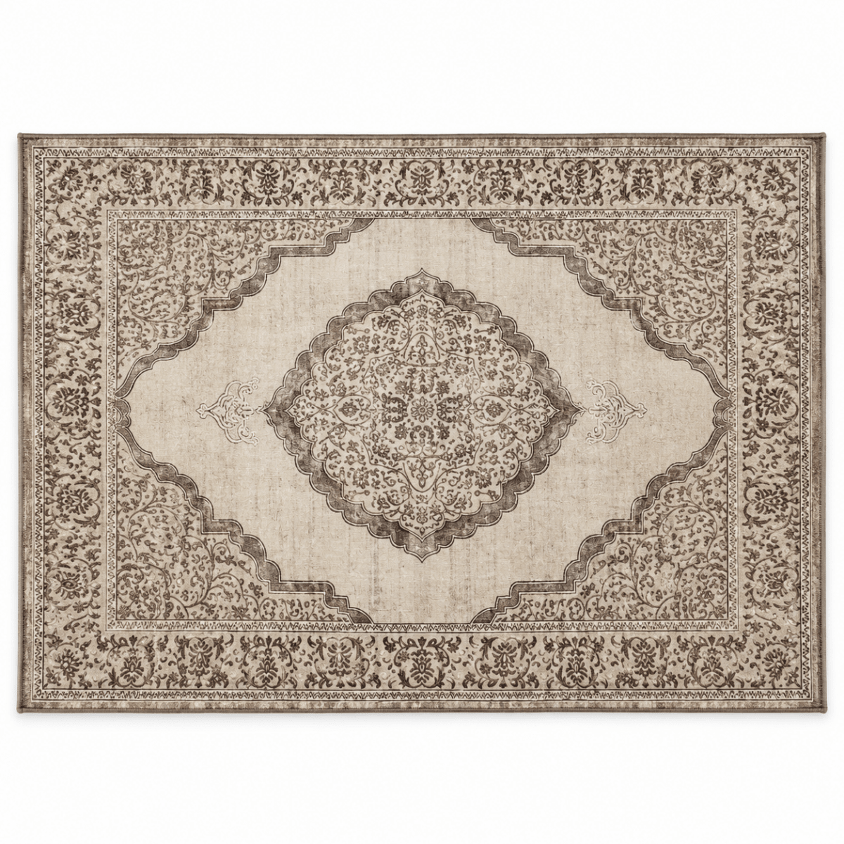 AVISA Saryon Carpet – Beige & Grey – 300 × 400 cm - Al Thahani Furniture