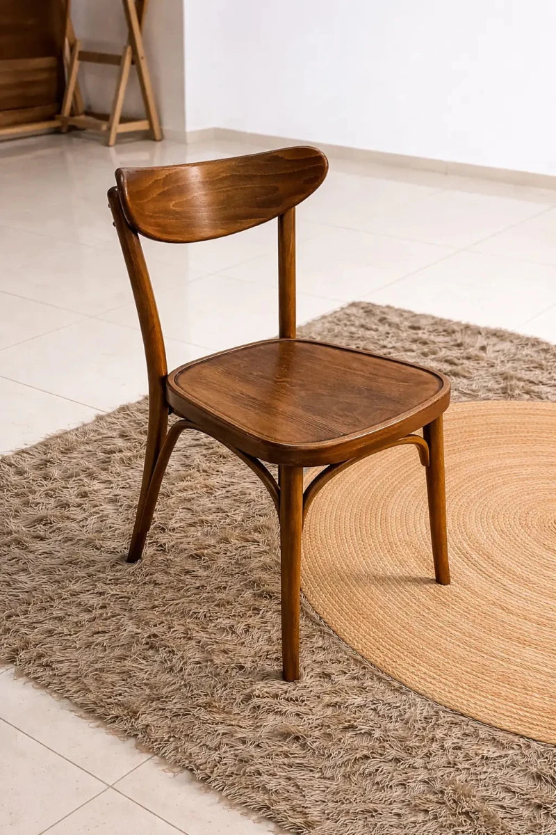 Banana Bentwood Chair – Classic Beech Wood – 311 Banana / Thonet Style – Vintage Bistro Design - althahanifurniture