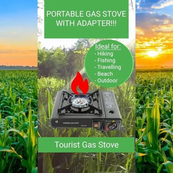 BDZ - 155 - A Portable Gas Stove | Compact & Safe for Indoor/Outdoor - althahanifurniture