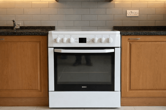 Beko 60cm Freestanding Electric Cooker | 60×60 cm | Fan Oven & Compact Design - althahanifurniture