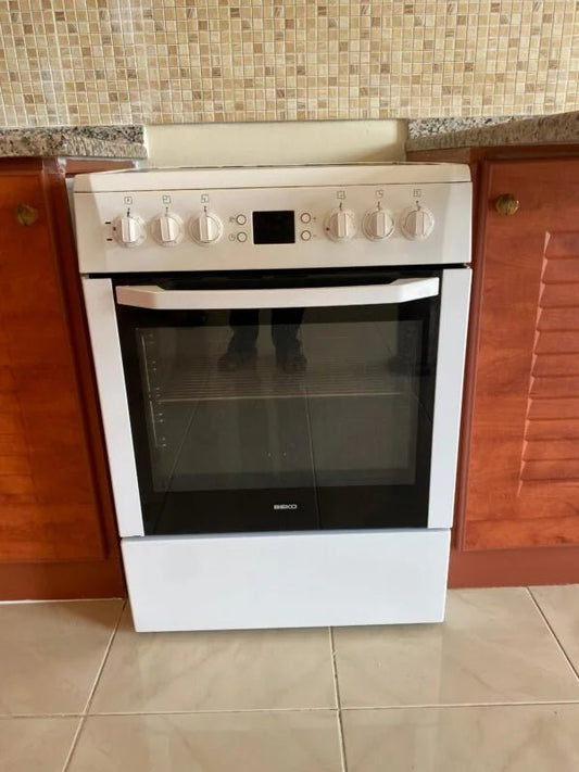 Beko 60cm Freestanding Electric Cooker | 60×60 cm | Fan Oven & Compact Design - althahanifurniture