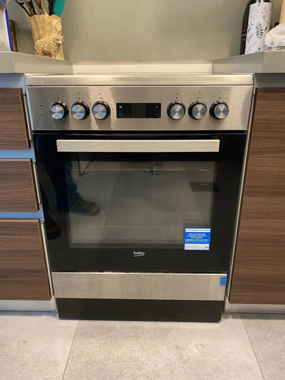Beko 60cm Freestanding Electric Cooker | Fan Oven - althahanifurniture