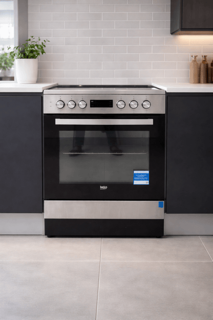 Beko 60cm Freestanding Electric Cooker | Fan Oven - althahanifurniture