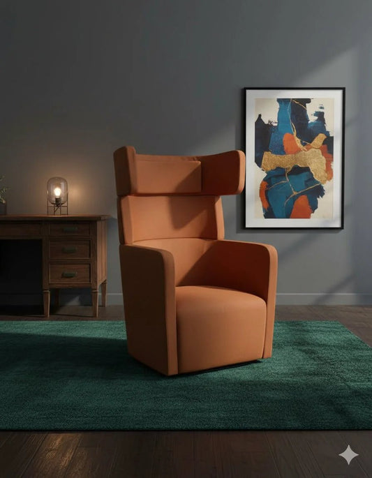 Bene Parcs Wing Chair by PearsonLloyd | Ergonomic High‑Back Armchair | Privacy Design - althahanifurniture