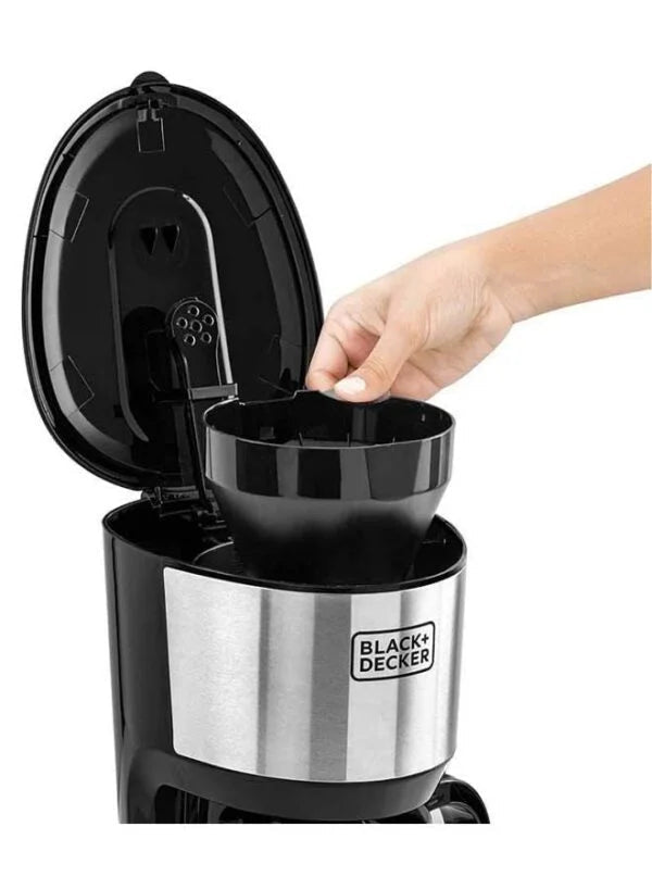 Black+Decker 10 - Cup Coffee Maker | 1.25L Glass Carafe with Pause & Serve - althahanifurniture