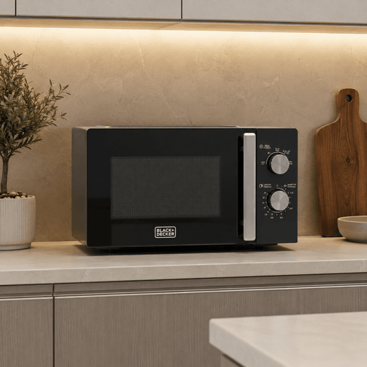 BLACK+DECKER MZ2015P-B5 20 L Microwave Oven – Black – 700 W - Al Thahani Furniture