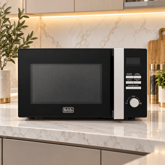 BLACK+DECKER MZ2800PG-B5 28L Microwave Oven with Grill – 900W – Black - Al Thahani Furniture