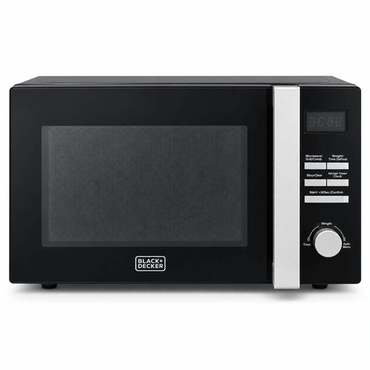 BLACK+DECKER MZ2800PG-B5 28L Microwave Oven with Grill – 900W – Black - Al Thahani Furniture