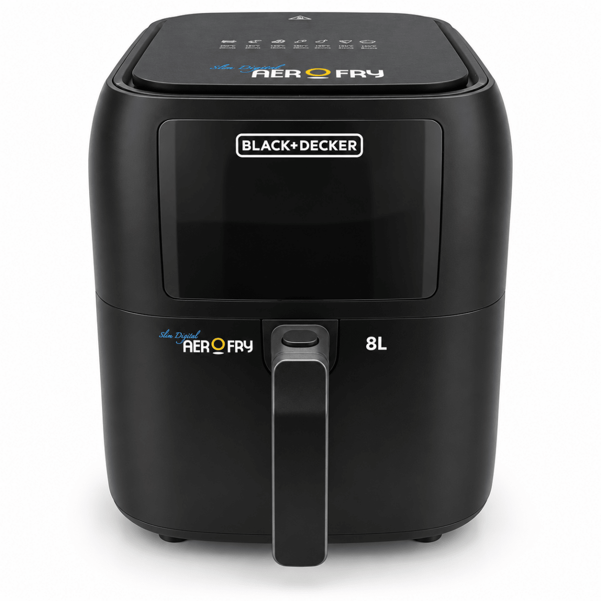 BLACK+DECKER SAF80-B5 8L Digital AeroFry Air Fryer – 1700W – Black - Al Thahani Furniture