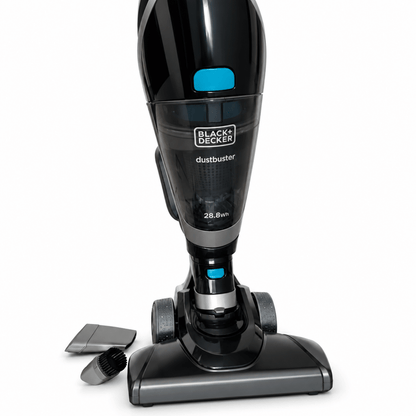 BLACK+DECKER SVA420B-B5 2-in-1 Cordless Stick Vacuum Cleaner – 14.4V – 500 ml – Black - Al Thahani Furniture