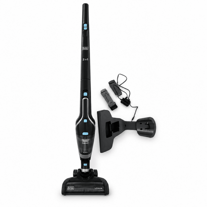 BLACK+DECKER SVA420B-B5 2-in-1 Cordless Stick Vacuum Cleaner – 14.4V – 500 ml – Black - Al Thahani Furniture