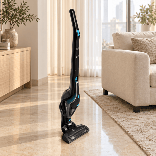 BLACK+DECKER SVA420B-B5 2-in-1 Cordless Stick Vacuum Cleaner – 14.4V – 500 ml – Black - Al Thahani Furniture