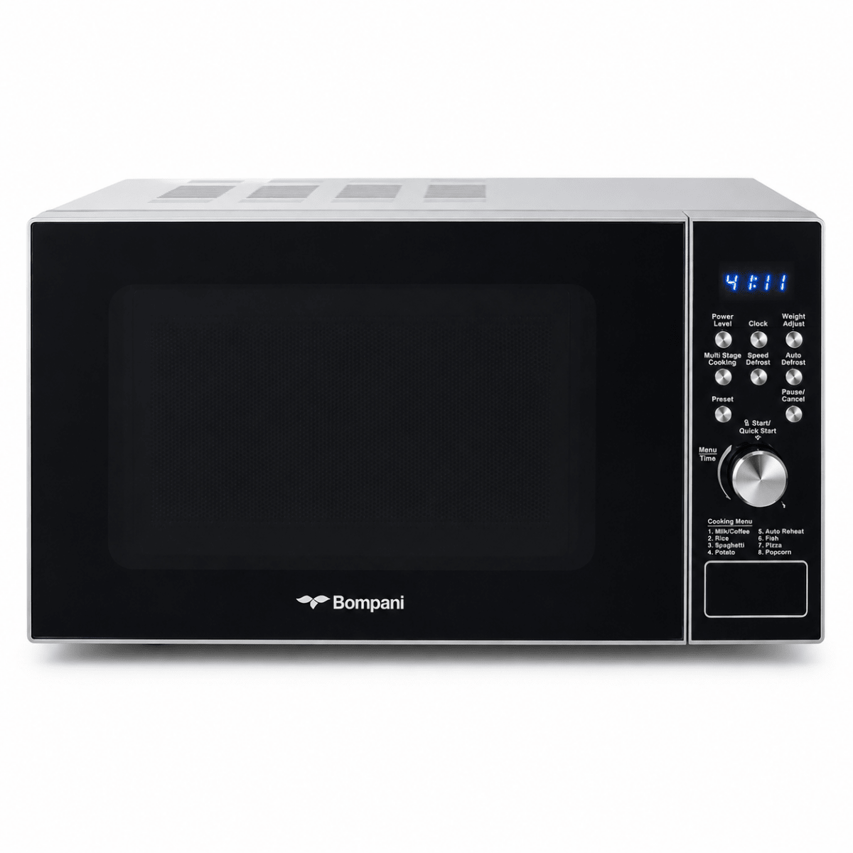 Bompani BO-20DS 20L Digital Microwave Oven – 700W – Stainless Steel - Al Thahani Furniture