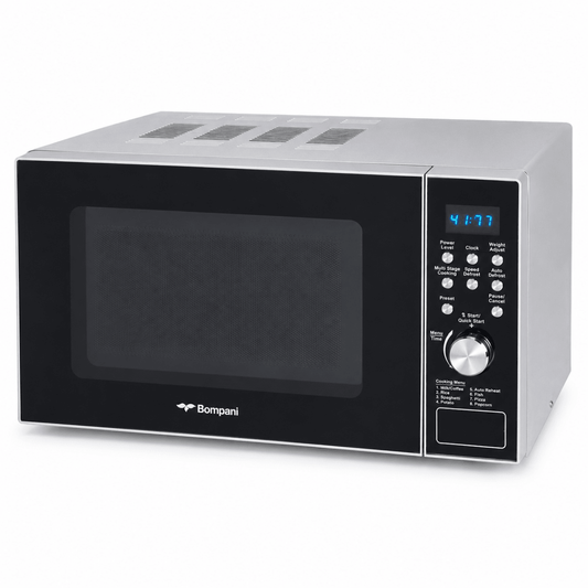 Bompani BO-20DS 20L Digital Microwave Oven – 700W – Stainless Steel - Al Thahani Furniture