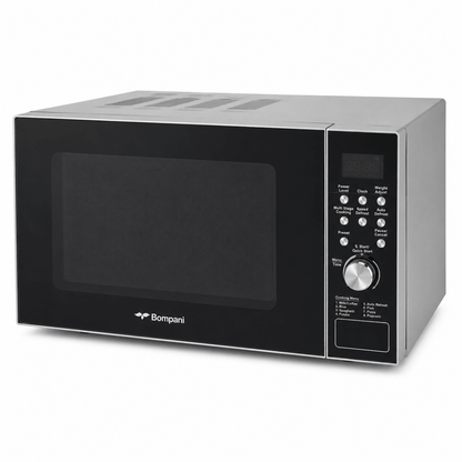 Bompani BO-20DS 20L Digital Microwave Oven – 700W – Stainless Steel - Al Thahani Furniture