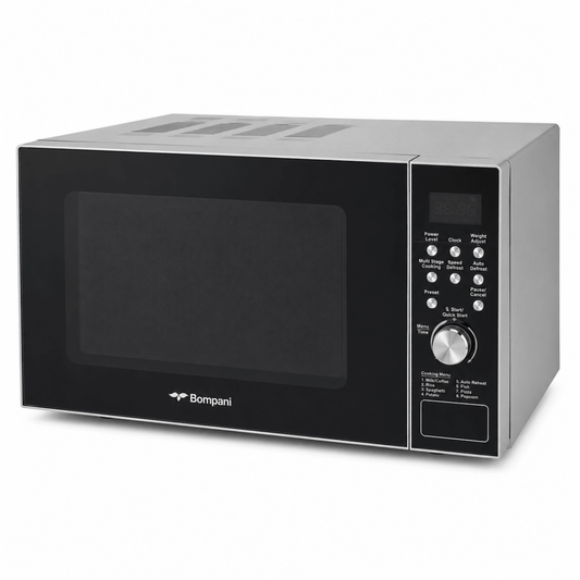 Bompani BO-20DS 20L Digital Microwave Oven – 700W – Stainless Steel - Al Thahani Furniture
