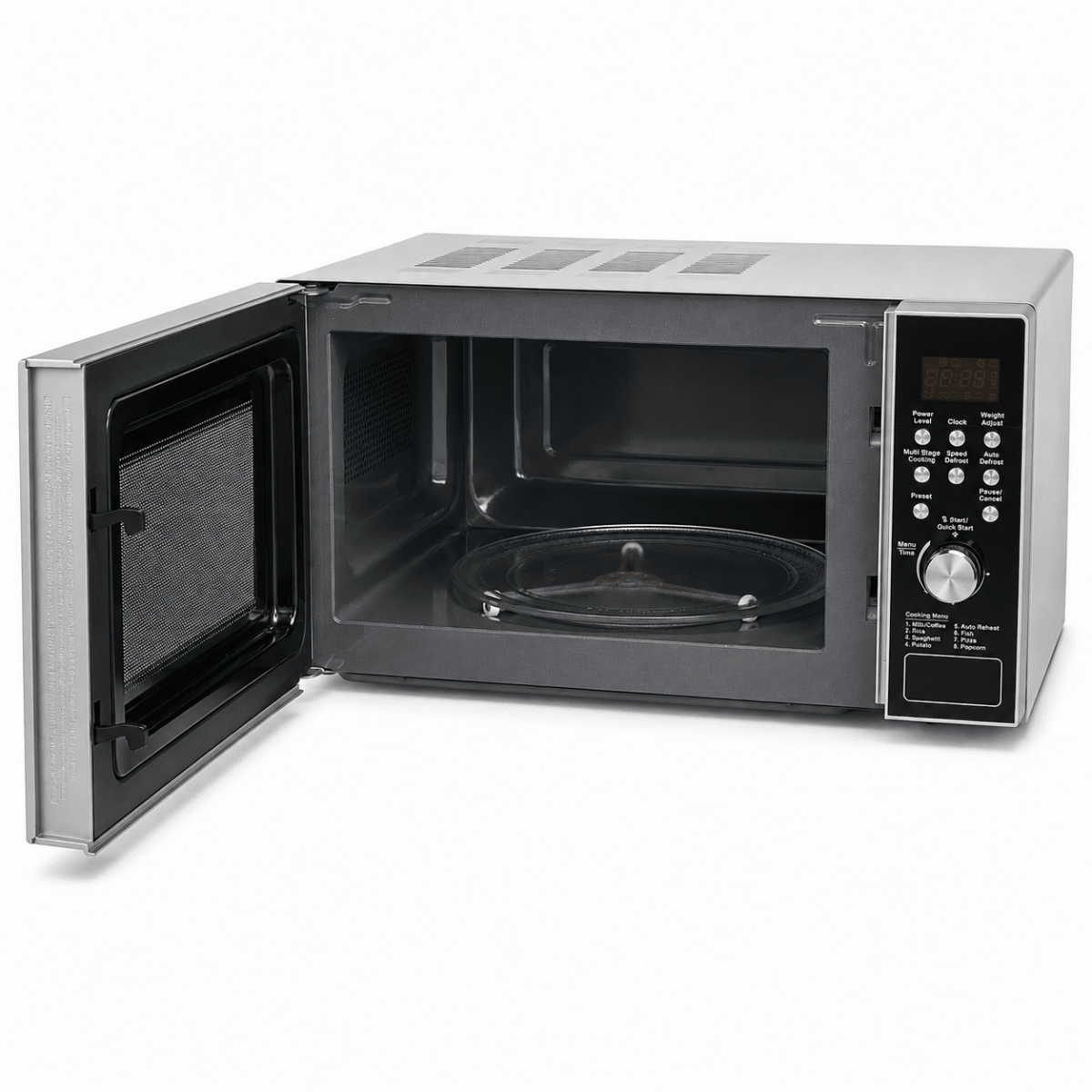 Bompani BO-20DS 20L Digital Microwave Oven – 700W – Stainless Steel - Al Thahani Furniture