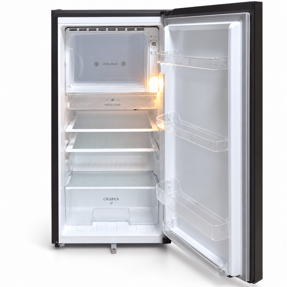 Bompani BR180SSN 150L Single-Door Refrigerator with Top Freezer – Dark Stainless Steel - Al Thahani Furniture