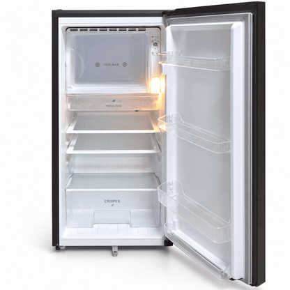 Bompani BR180SSN 150L Single-Door Refrigerator with Top Freezer – Dark Stainless Steel - Al Thahani Furniture