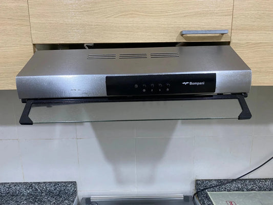 Bompani Wall - Mounted Cooker Hood | Stainless Steel & Glass - althahanifurniture