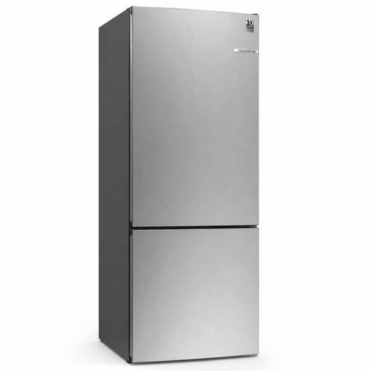 Bosch KGN55VL20M/01 Series 4 Bottom Freezer Refrigerator – Stainless Steel Look – 530 L Gross - Al Thahani Furniture