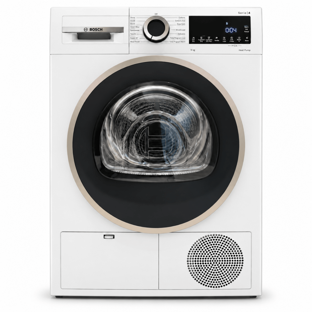 Bosch Serie 4 WQG24200GC 9kg Heat Pump Tumble Dryer – White - Al Thahani Furniture