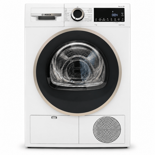 Bosch Serie 4 WQG24200GC 9kg Heat Pump Tumble Dryer – White - Al Thahani Furniture
