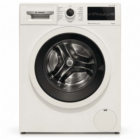 Bosch Series 4 WAN28282GC 8kg Front Load Washing Machine – 1400 RPM – White - Al Thahani Furniture