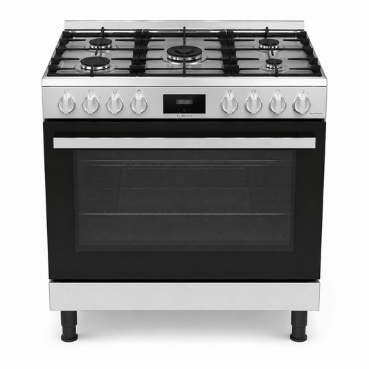 Bosch Series 6 Freestanding Gas Cooker | HGP3ISW50M, 5 Burners, 125L Oven - Al Thahani Furniture