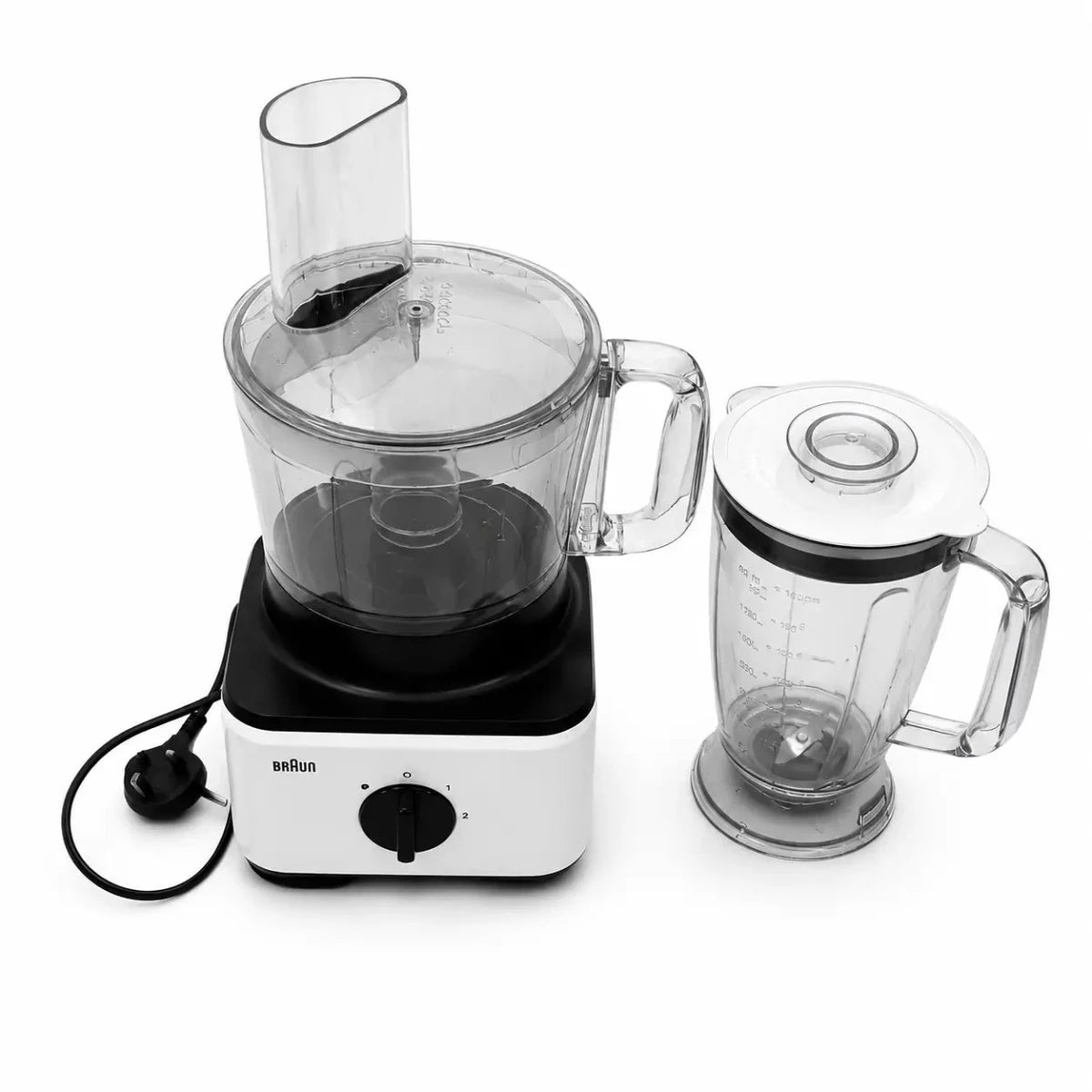 Braun PurEase 8-in-1 Food Processor System | FP0132WH, 750W, 2.1L Bowl - used 4 months - Al Thahani Furniture