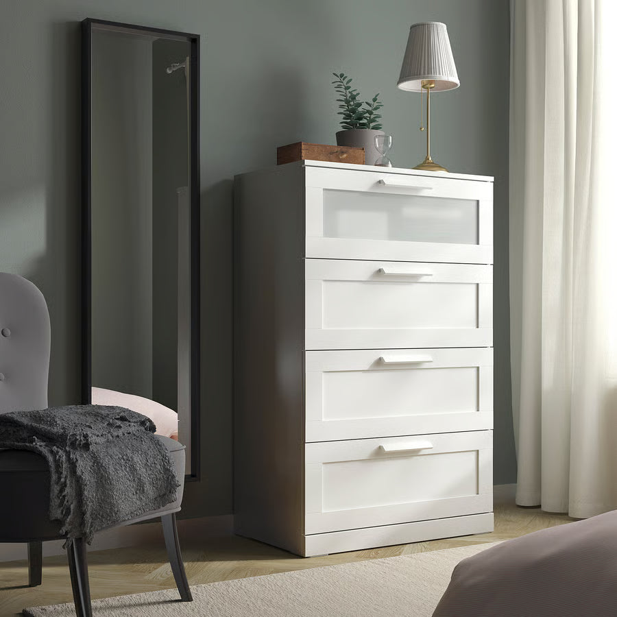 IKEA BRIMNES Chest of 4 Drawers - used 5 months