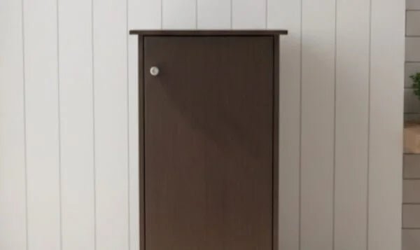 Brown Engineered Wood Shoe Cabinet | 46x39x92 cm - althahanifurniture