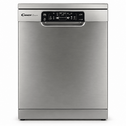 Candy Brava 16-Place Smart Dishwasher – Stainless Steel - Al Thahani Furniture