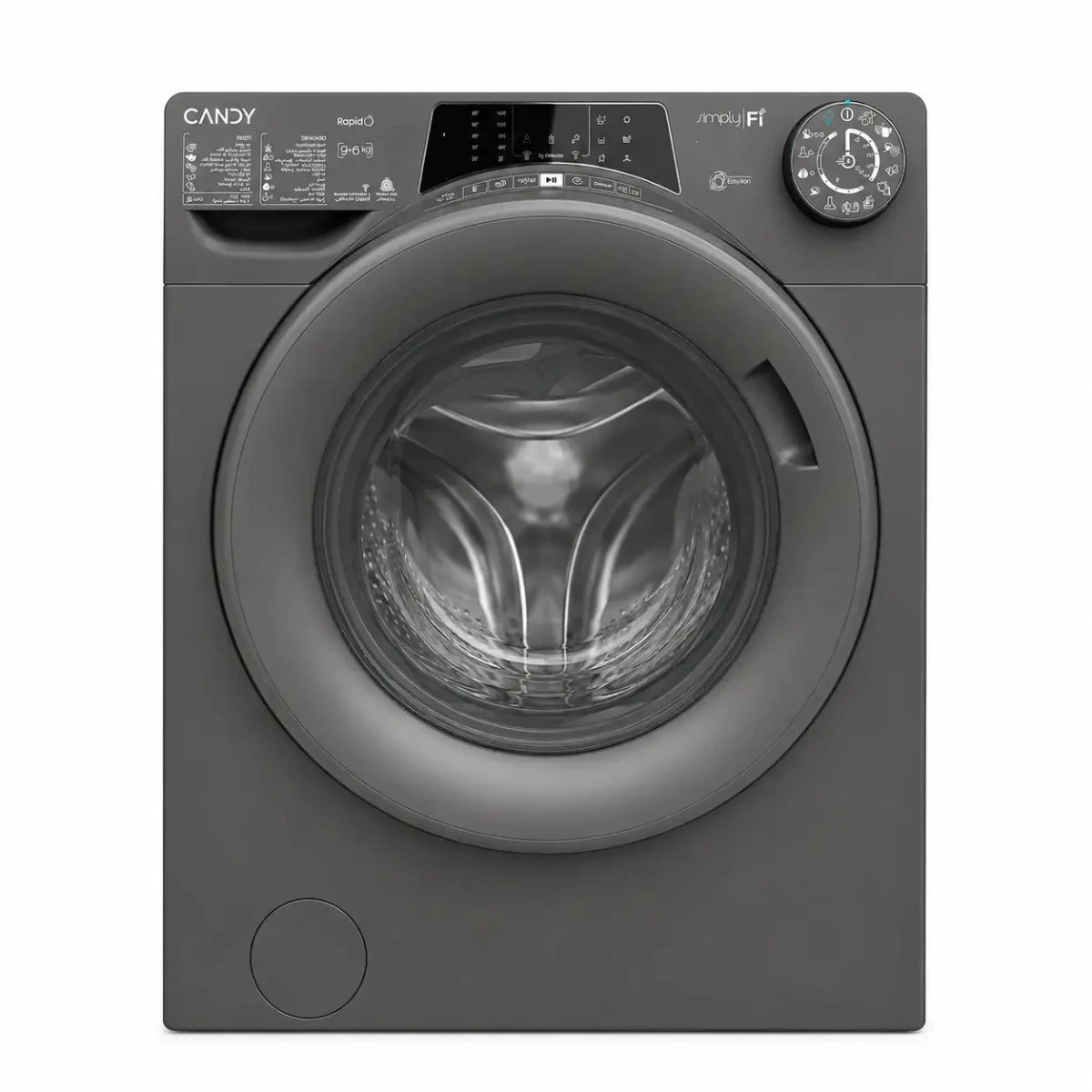 Candy RapidÓ ROW4966DHRR/1-19 Freestanding Washer-Dryer | 9kg/6kg - used 7 months - Al Thahani Furniture