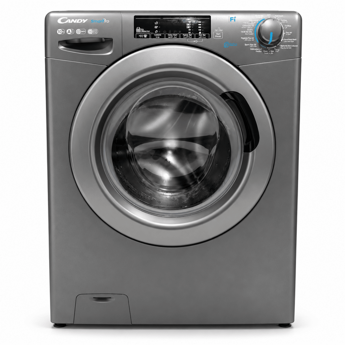 Candy SmartPro 10kg Front Load Washing Machine – 1400 RPM – Anthracite - Al Thahani Furniture