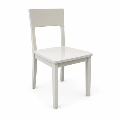 Classic Scandinavian Solid Birch Dining Chair - used 8 months - Al Thahani Furniture
