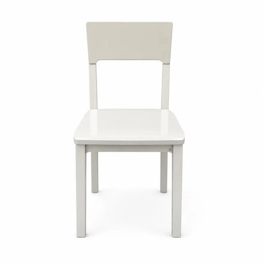 Classic Scandinavian Solid Birch Dining Chair - used 8 months - Al Thahani Furniture