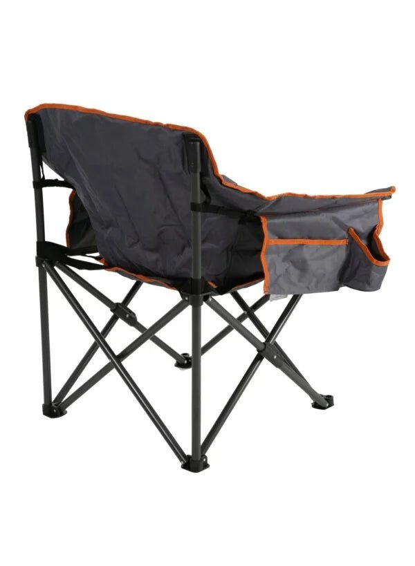 Club Steel Camping Chair | Padded Seat & Back | Foldable | Side Pocket - althahanifurniture